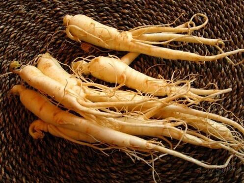 akar ginseng pikeun ningkatkeun poténsi saatos 60